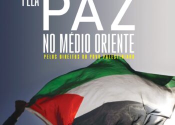 Concentração em acção pela paz no Médio Oriente em Leiria