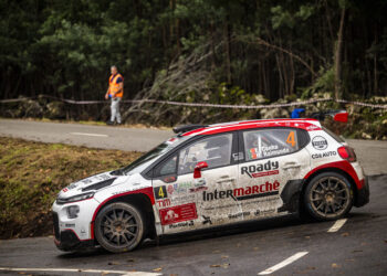 Ernesto Cunha alcança o terceiro lugar na estreia do Citroën C3 Rally2
