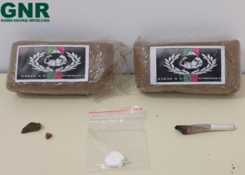 Jovens detidos por tráfico de droga em acção de fiscalização rodoviária na Nazaré