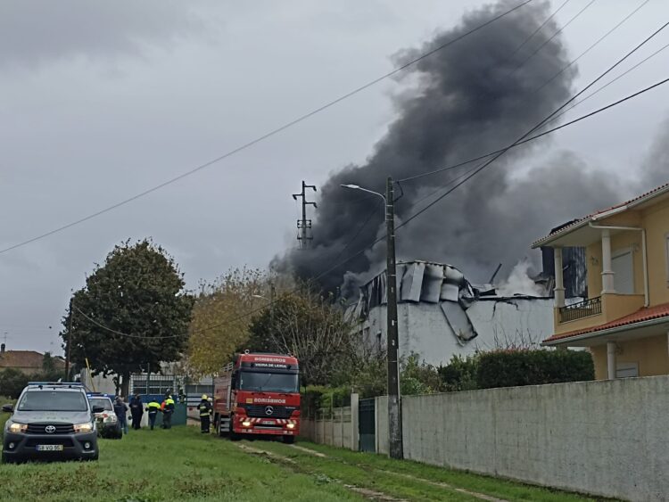 Retiradas crianças do JI de Gândara dos Olivais. Fogo ainda consome Compogal