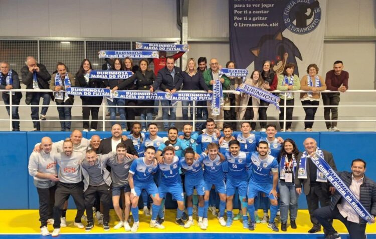 CCRD Burinhosa assegura passagem à fase de subida à elite do futsal