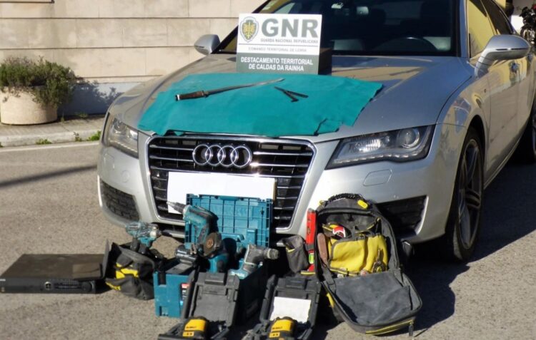 Apanhado com carro e objectos furtados nas Caldas da Rainha