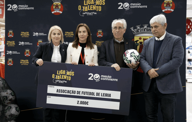 Projecto “Liga-nos o Talento” apoia Associação de Futebol de Leiria