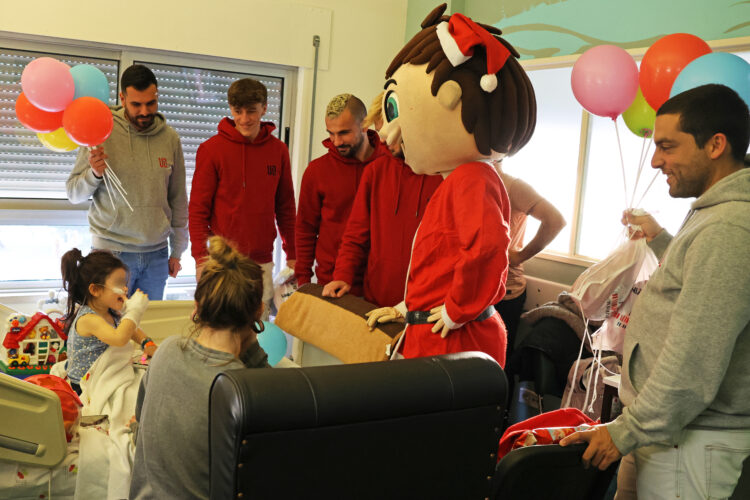 União de Leiria anima Natal do Hospital Santo André