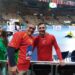Um ponta, dois árbitros e um adepto, o team de Leiria no euro de andebol