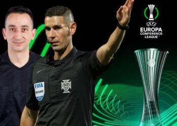 Dupla de Leiria arbitra jogo na UEFA Europa Conference League