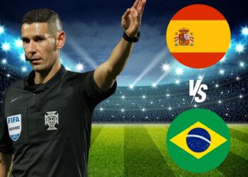 António Nobre arbitra hoje jogo entre Espanha e Brasil
