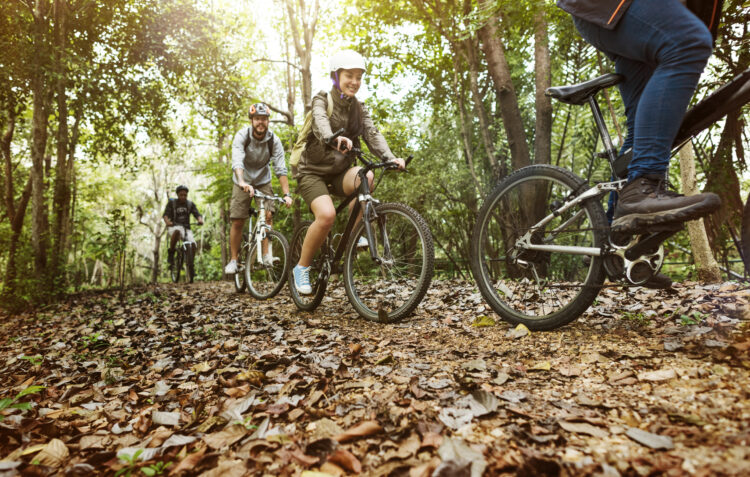 Manifestação em bicicleta nas Caldas da Rainha