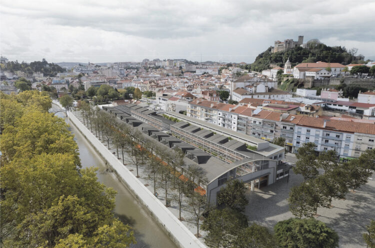 Projecto para edifício da Rodoviária em Leiria prevê rua interior e 54 apartamentos