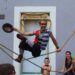 Ourém e Fátima durante três dias entre jogos de pião, trampolins e números de equilibrismo