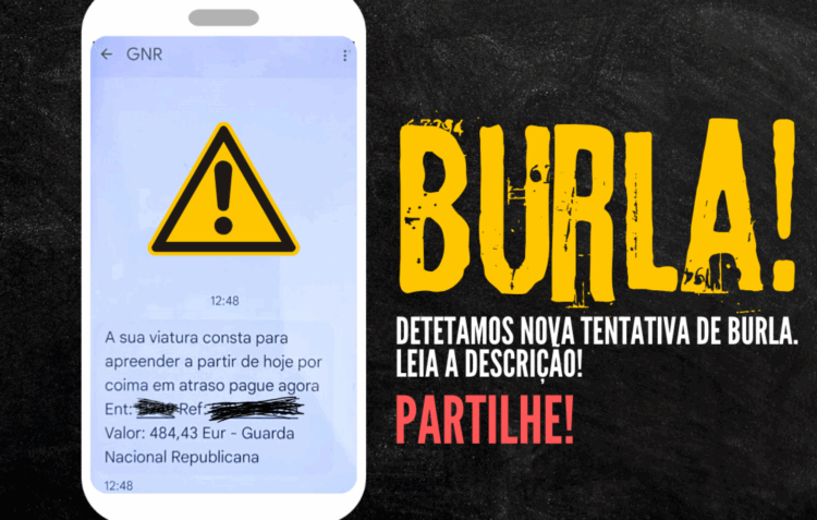 GNR alerta para burla com mensagem “fraudulenta” usando o nome da instituição