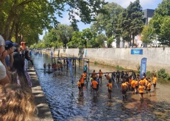OCR Police Challenge leva 1200 atletas a ultrapassar obstáculos no rio Lis