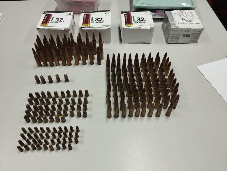 PSP recupera armas e munições em Alcobaça