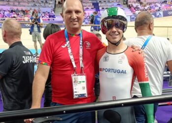 Seleccionador da Marinha Grande leva Iuri Leitão à prata no ciclismo de pista
