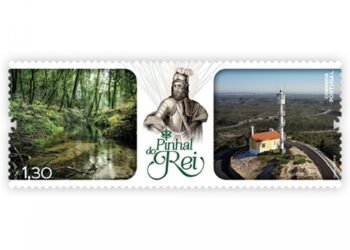 CTT usam pó de pinhas na impressão de peça filatélica em homenagem ao Pinhal de Leiria