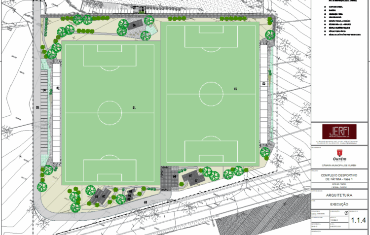 Ourém aprova projecto para a construção de dois campos de futebol sintéticos