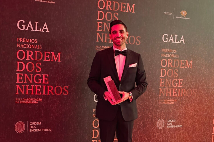 Bruno Lopes e Silva, da Marinha Grande, venceu Prémio Nacional de Jovem Engenheiro