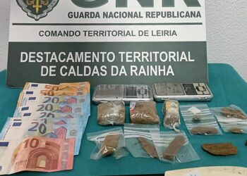 GNR detém três pessoas suspeitas de tráfico de droga em Caldas da Rainha