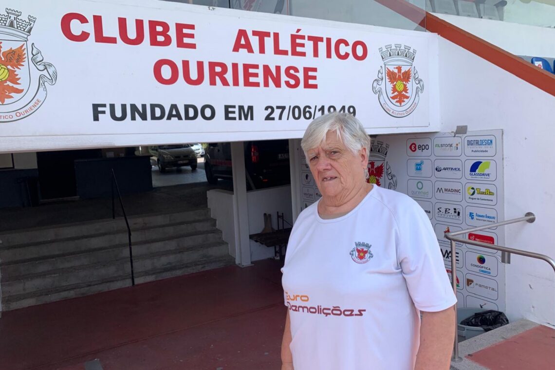Lurdes Abreu está na “retaguarda” do Atlético Ouriense há 34 anos