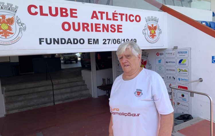 Lurdes Abreu está na “retaguarda” do Atlético Ouriense há 34 anos
