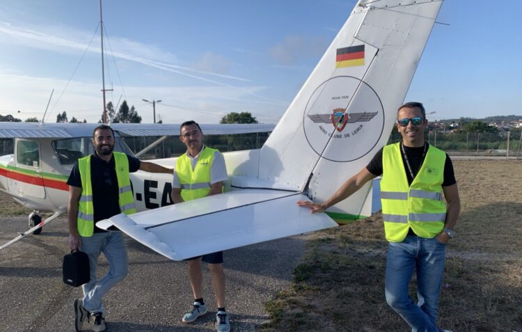 Com a cabeça nas nuvens e o Aeroclube de Leiria no coração