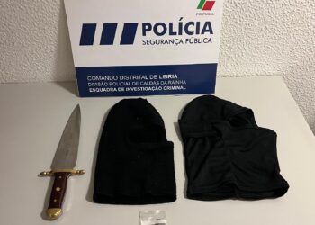 PSP detém encapuzado com punhal de meio metro em Caldas da Rainha