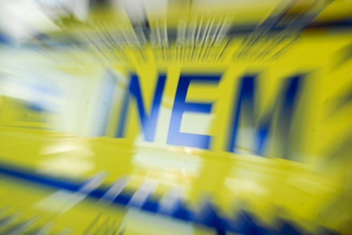 Para o local, foram mobilizados vários meios de socorro