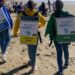 Crianças participam em limpeza de praia em Peniche