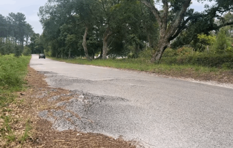 Petição reclama requalificação da estrada de Pedreanes, na Marinha Grande