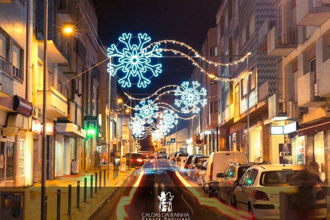 Câmara das Caldas da Rainha investe 310 mil euros em iluminação e animação de Natal