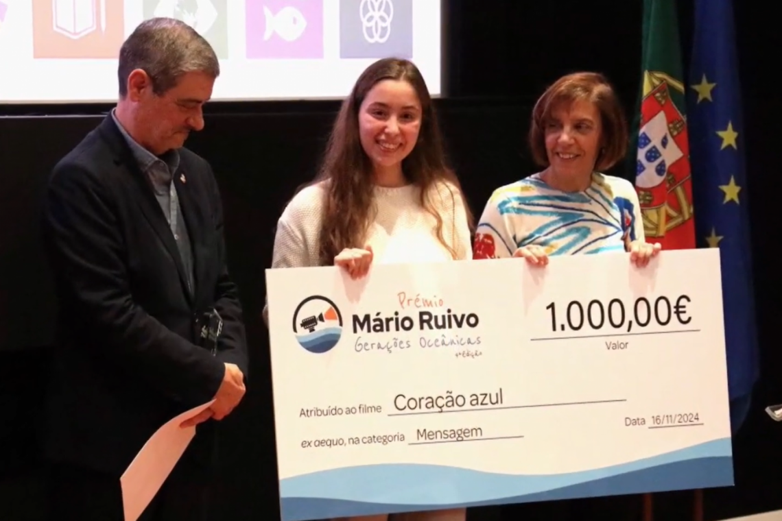 Estudante da ESTM distinguida  com o Prémio Mário Ruivo – Gerações Oceânicas