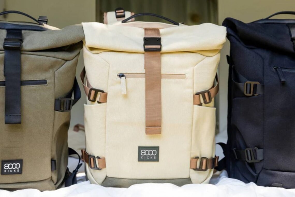 A 8000 Kicks, de Mira de Aire, expande gama de artigos com mochilas de cânhamo