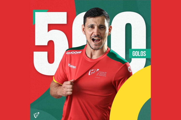 Pedro Portela chega aos 500 golos pela selecção nacional de andebol
