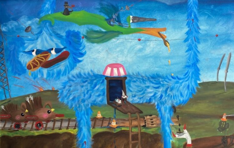 Pintura de Neuza Matias para ver em Leiria e Lisboa