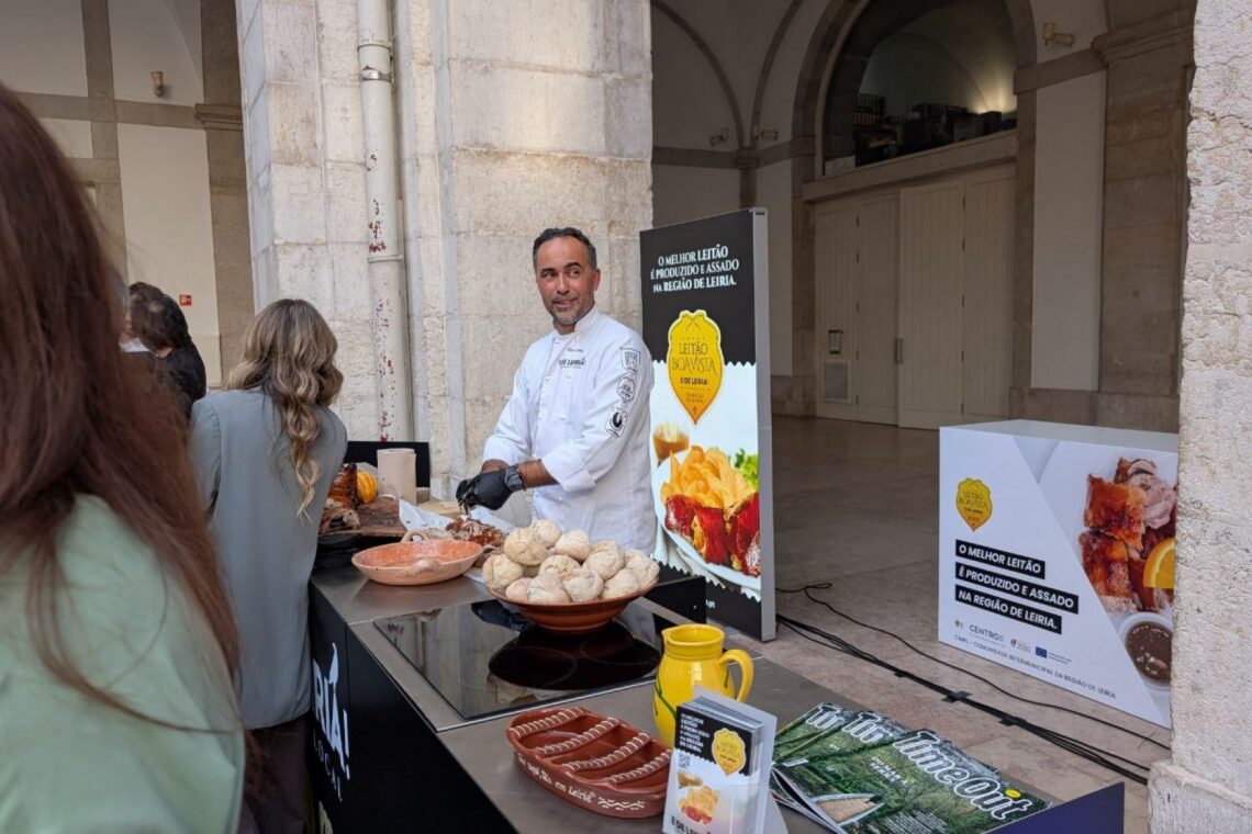 A apresentação de Leiria como destino convidado na BTL decorre no Páteo da Galé, em Lisboa