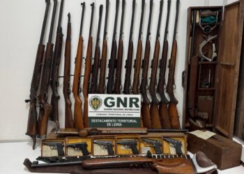 Apreendidas 27 armas de fogo e 63 munições na Maceira