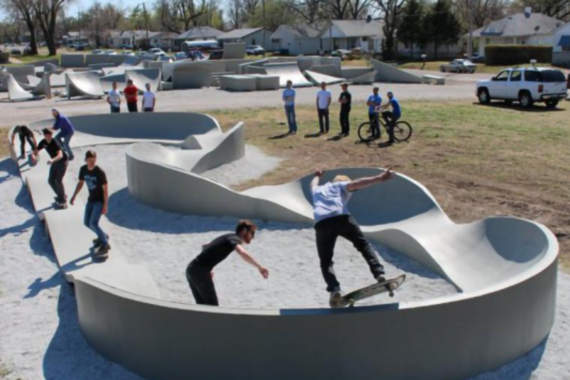 Parque passará a ter uma pista de pump-track