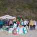 Voluntários recolhem 450 quilos de lixo da Praia da Polvoeira