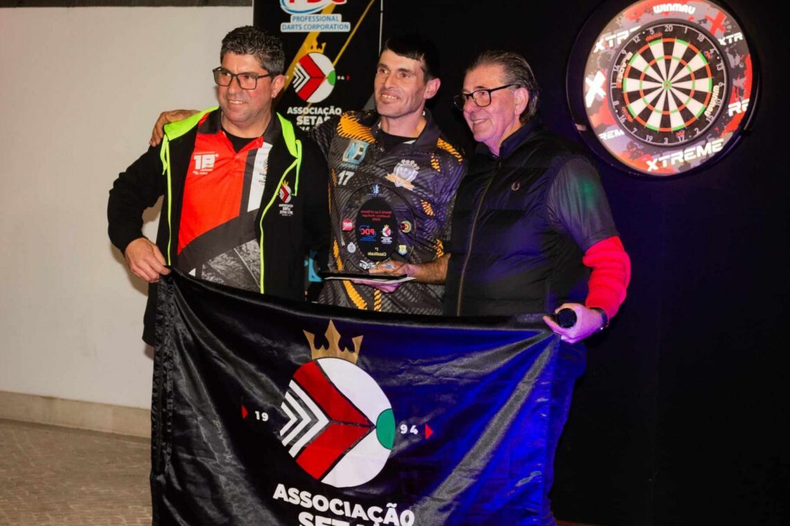 Caldense garante presença com José de Sousa no Mundial de dardos