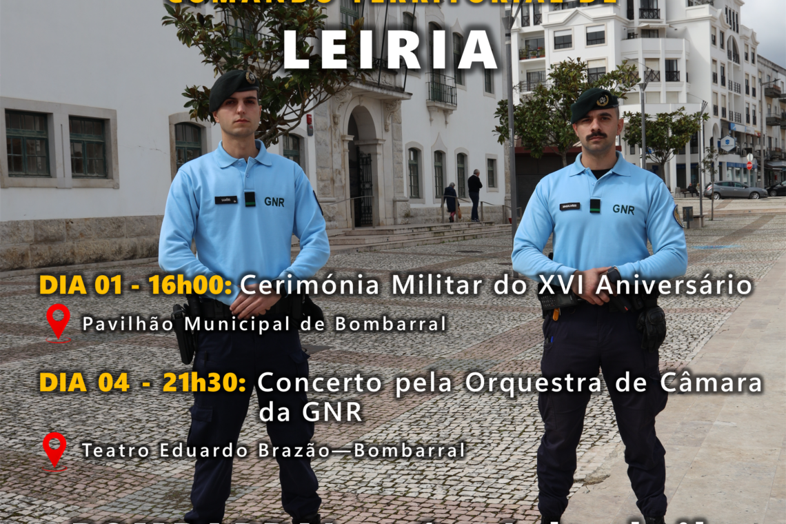 GNR assinala 16 anos de Comando Territorial no Bombarral