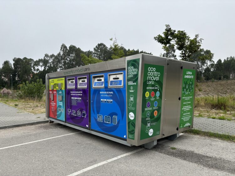 Ecocentro móvel de Leiria já recolheu quase 12 toneladas  de resíduos