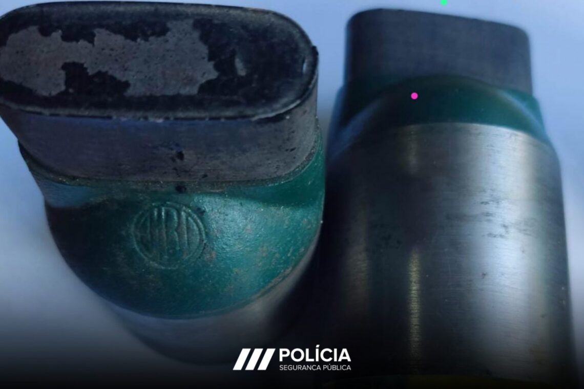PSP de Leiria recolhe granadas de II Guerra Mundial 