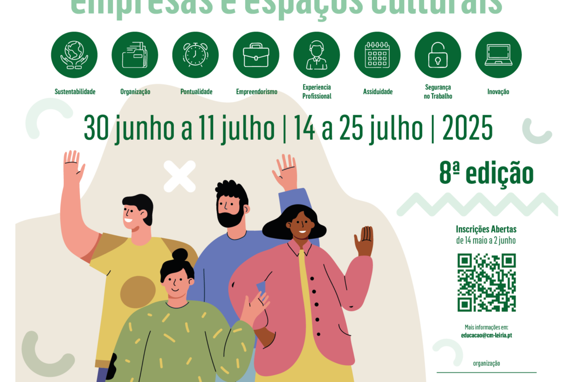 Município de Leiria desafia jovens  a trabalhar através do programa Valoriza-te