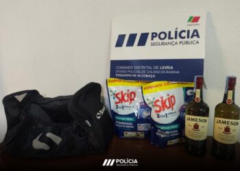 Casal furta em supermercado e agride segurança em Alcobaça