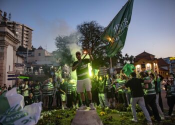 Sportinguistas festejam bi-campeonato em Leiria