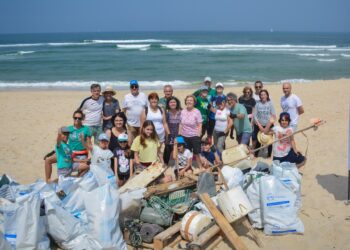 Voluntários recolhem 290 quilos de lixo na Praia do Vigão, no Pedrógão