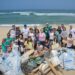 Voluntários recolhem 290 quilos de lixo na Praia do Vigão, no Pedrógão