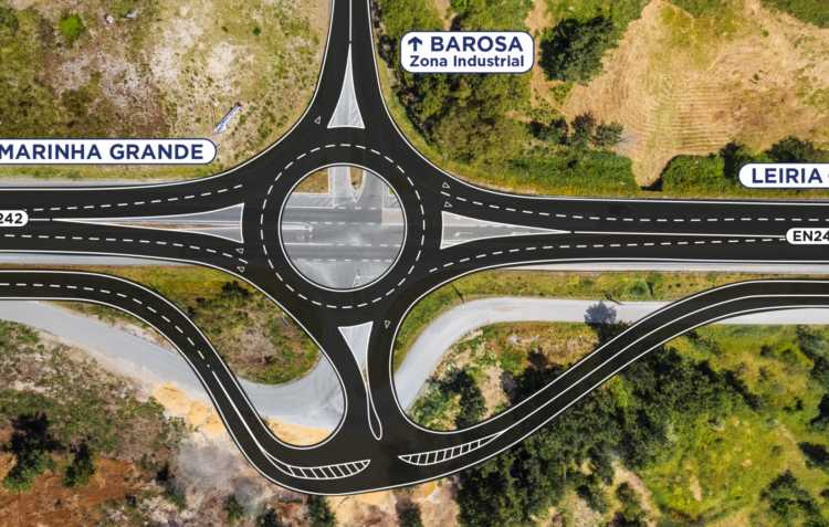 Construção de rotunda da Barosa começa esta quarta-feira. Obra demorará um ano e meio