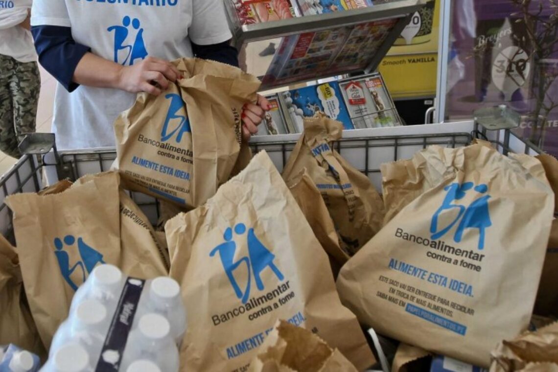 Região recolheu mais de 100 toneladas de bens alimentares
