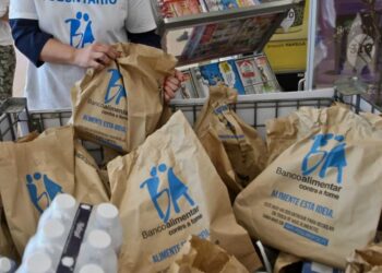 Região recolheu mais de 100 toneladas de bens alimentares